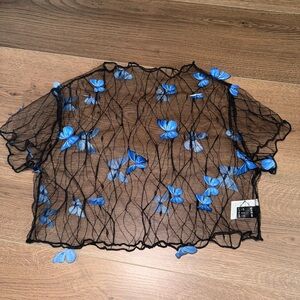 Lace Butterfly Top!